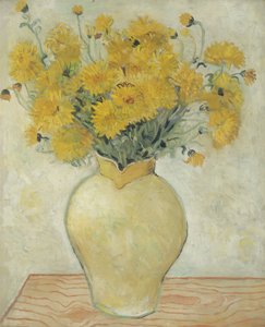 黄色い菊、1925 作： Christopher Wood