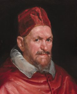 教皇イノセントX 作： Circle of Diego Velázquez