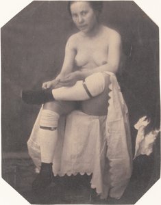 [女性のヌード]、約。 1855年。 作： Circle of Louis Adolphe Humbert de