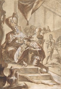 報われた画家、1634-1705。 作： Circle of Luca Giordano.