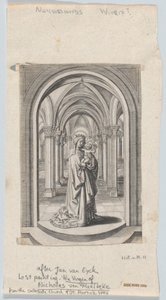 教会の聖母子、1575～1585年、ファン・メルベーケの聖母としても知られる..