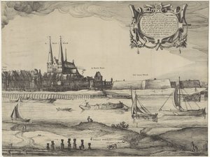 デーフェンターのプロフィール（プレート IV） 作： Claes Jansz. Visscher (II) (possibly)
