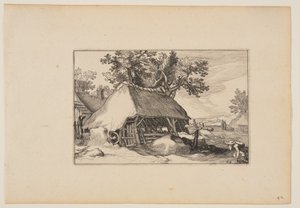 風景』より「納屋 作： Claes Jansz. Visscher