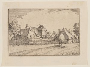 壁に囲まれた農場 作： Claes Jansz. Visscher