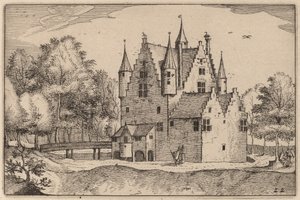 城 作： Claes Jansz Visscher after Johannes van Doetechum, the Elder after Lucas