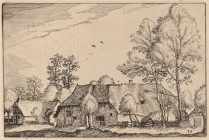 大農場 作： Claes Jansz Visscher after Johannes van Doetechum, the Elder after Lucas