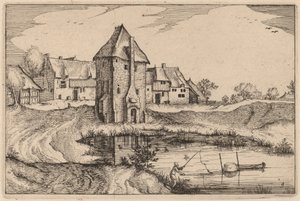 池 作： Claes Jansz Visscher after Johannes van Doetechum, the Elder after Lucas