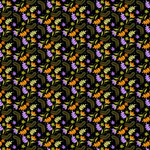 Night Leavesパターン 作： Claire Huntley