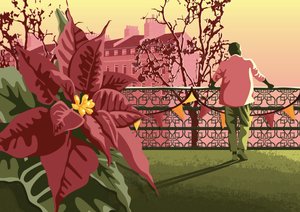 冬のルーフテラス 作： Claire Huntley