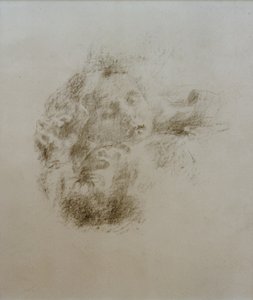眠っている子供の頭 作： Clara Siewert