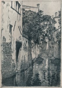 サンアゴスティーノ運河、ヴェネツィア、c1905 1914-1915 作： Clarence Gagnon