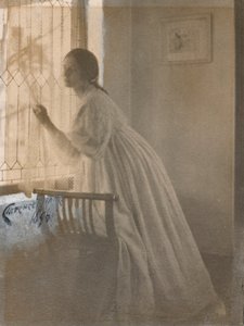 窓際、1896年。 作： Clarence H. White
