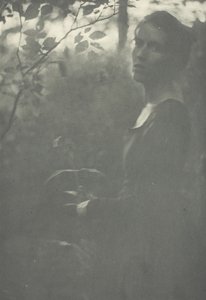 ウッズの端、c。 1899年。 作： Clarence H White