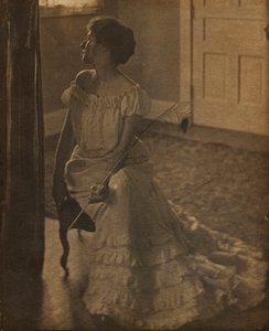 孔雀の羽、c。 1902。 作： Clarence H. White