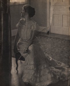 孔雀の羽、c。 1902。 作： Clarence H. White
