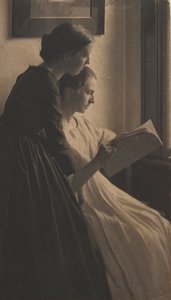 読者、1897年。 作： Clarence H. White