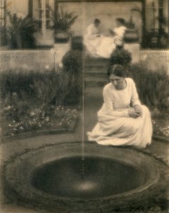 噴水（プラチナプリント） 作： Clarence Henry White