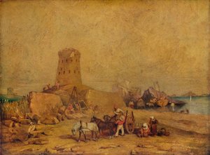 海岸の風景、19世紀、1924 作： Clarkson Stanfield
