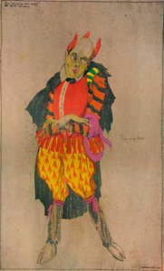 ベンジョンソンの衣装のデザインThe Devil is a Ass、c1927 作： Claud Lovat Fraser
