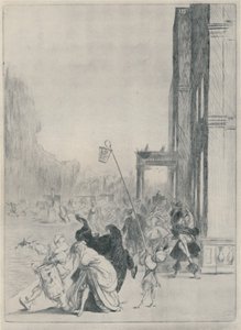 仮装舞踏会の後、1920 作： Claude Allin Shepperson