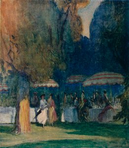 ケンジントンガーデンズ、1914年 作： Claude Allin Shepperson