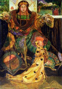 ハートの女王（油）