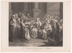 スルタンのためのコンサート Le Concert du Grand Sultan (オブジェクトのタイトル) 作： Claude Antoine Littret de Montigny
