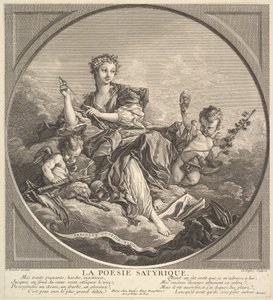 風刺詩、カリフォルニア。 1741年。 作： Claude Augustin Duflos