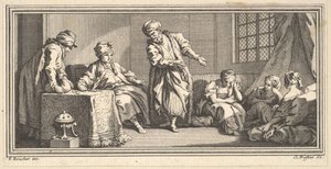 奴隷商人、1746-47。 作： Claude Augustin Duflos