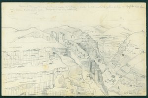 マールサバ、1873年 作： Claude Conder