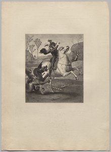 聖ジョージとドラゴン (4) 作： Claude Ferdinand Gaillard