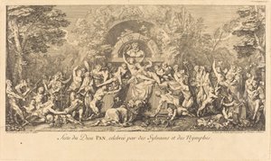 Feste du Dieu Pan, celebree par des Sylvains et des Nymphes (シルヴァンとニンフによって祝われるパン神の饗宴)