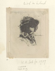 Zelfportret は Saskia を置く: alleen Rembrandt 原画集85点（連載タイトル） 作： Claude Henri Watelet