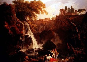 チボリの滝 作： Claude Joseph Vernet