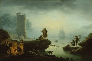 朝 作： Claude Joseph Vernet