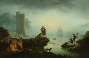 朝、1760年。 作： Claude Joseph Vernet