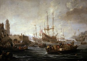 海景 作： Claude Joseph Vernet