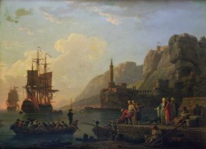 ハーバー 作： Claude Joseph Vernet