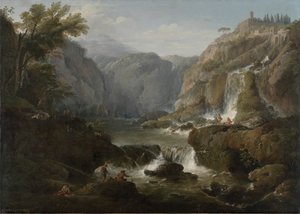 チボリの滝 作： Claude Joseph Vernet