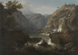 チボリの滝、1737年 作： Claude Joseph Vernet
