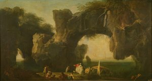 ソレントの眺め 作： Claude Joseph Vernet