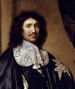 の詳細です。"Jean Baptiste (Jean-Baptiste) Colbert (1619-1683) Louis XIVの大臣の肖像" Claude Lefebvre (1632-1675)の絵画。1666年日。1,3x0,96 m