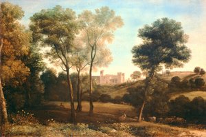 城のある風景 作： Claude Lorrain