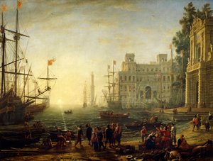 ヴィラ・メディチのあるシーポート 作： Claude Lorrain