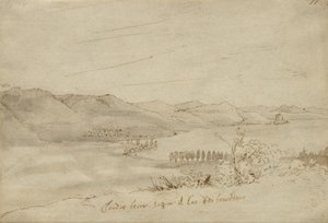 ブラチアーノ湖の眺め、1638〜39年頃 作： Claude Lorrain