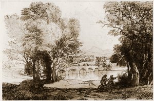 1913年のイタリアの風景。 作： Claude Lorrain