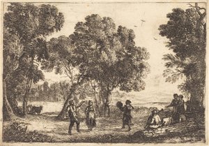 ダンス・アンダー・ザ・ツリーズ 作： Claude Lorrain