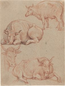 4頭の牛 作： Claude Lorrain