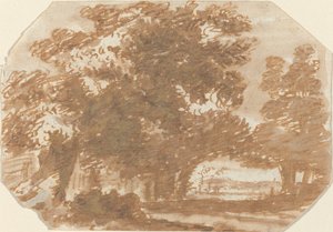 木立の木立 作： Claude Lorrain