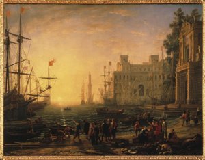 ヴィラメディチで理想的なハーバービュー 作： Claude Lorrain